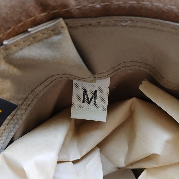 Sima International Men Vintage 100% Suede‎ Made in USA Trimmed Hat Fedora Size M - Picture 13 of 16